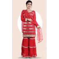 Pink designer Shrara set