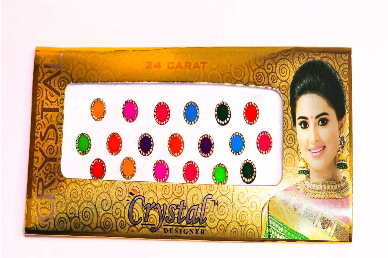 Huge Colourful Bindi Card