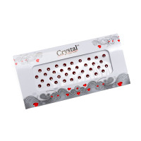 Round Small Maroon Bindi