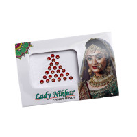 Red Mini plain Bindi