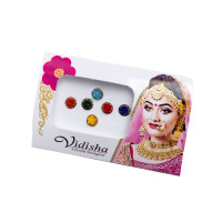 Colourful floral bindis