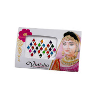Matt finish geometric bindi card