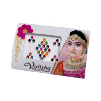 Mini round shape bindi card