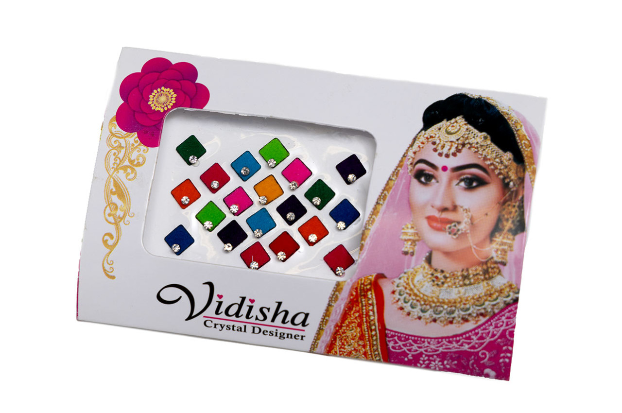 Broad geometric shape bindi card