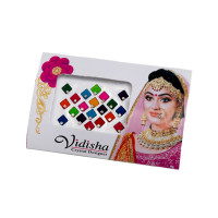 Broad geometric shape bindi card