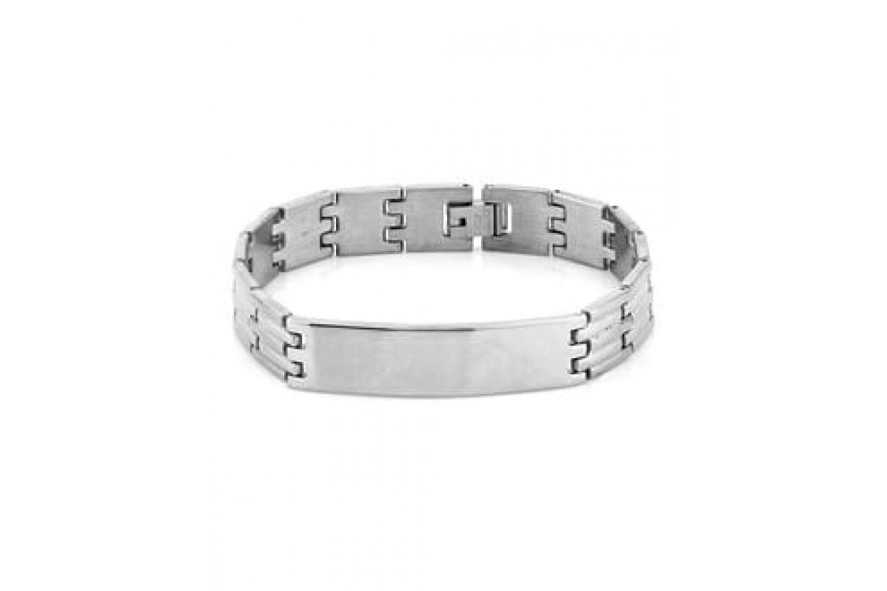 Geometric interlock bracelet