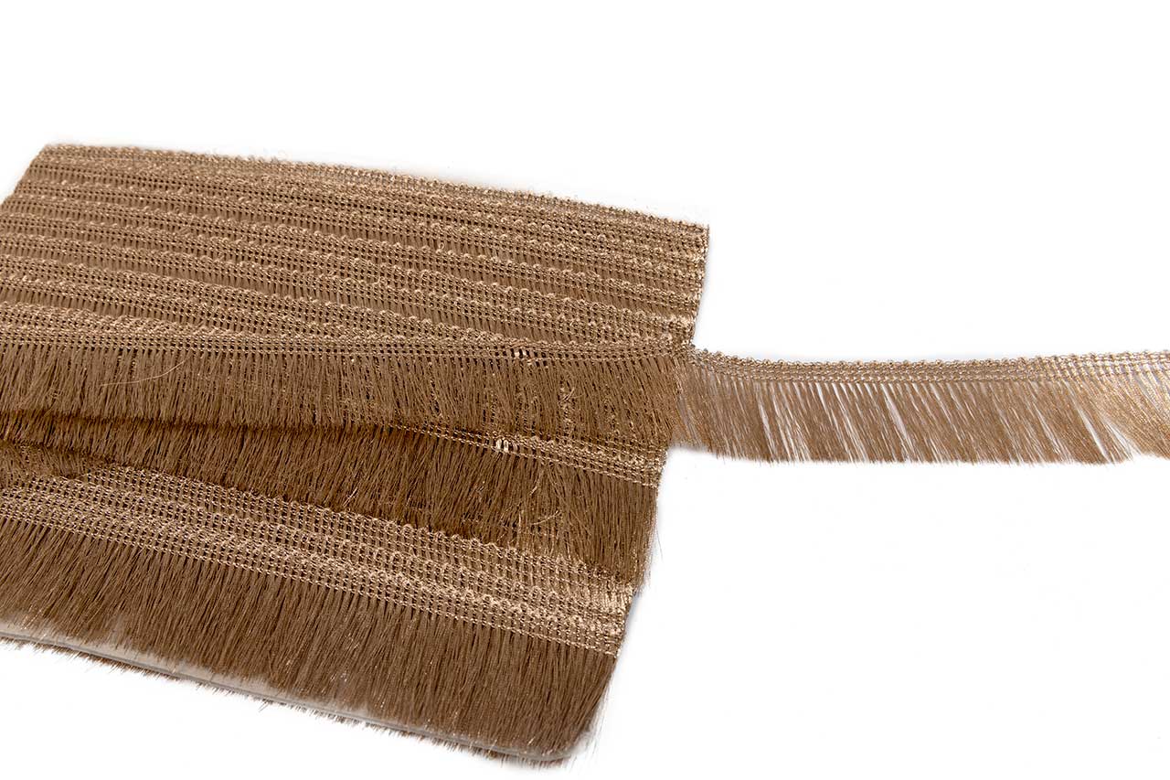 Copper shade Punjabi Gotta with Frills