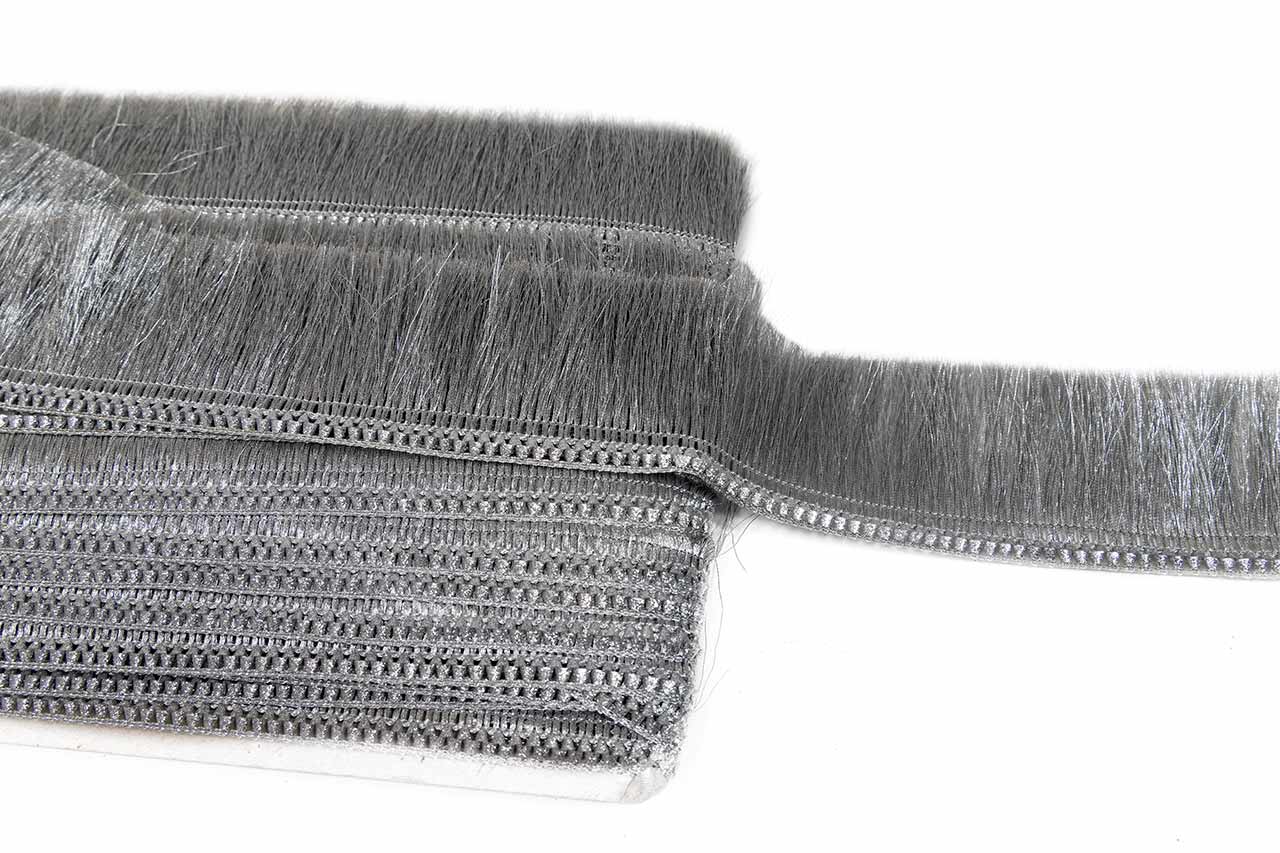 Silver shade Punjabi Gotta with Frills