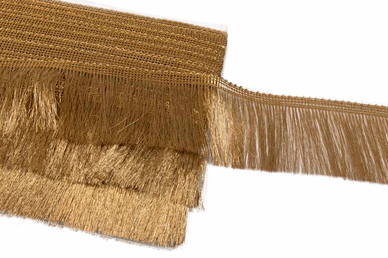 Golden shade Punjabi Gotta with Frills