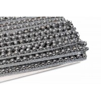 Silver Lace with silver moti