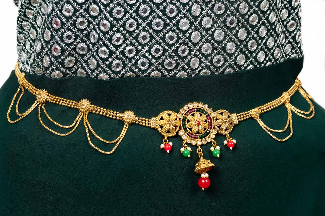Elegant Golden Plated Kamarband