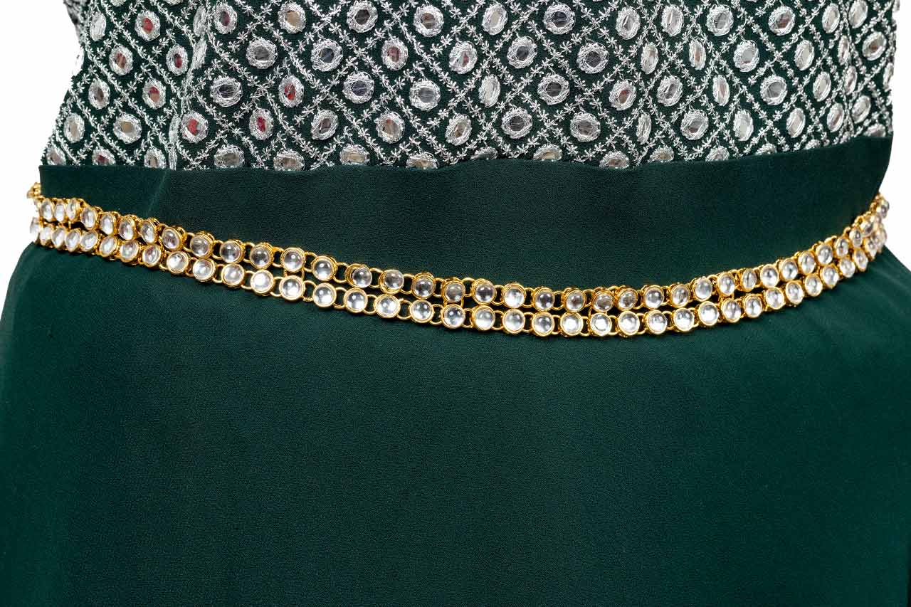 Double layer Golden Kamarband