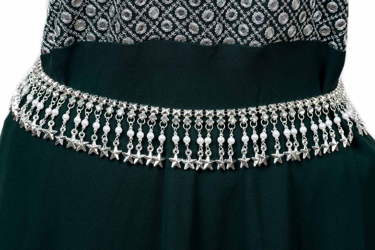 Kamarband with star tassels