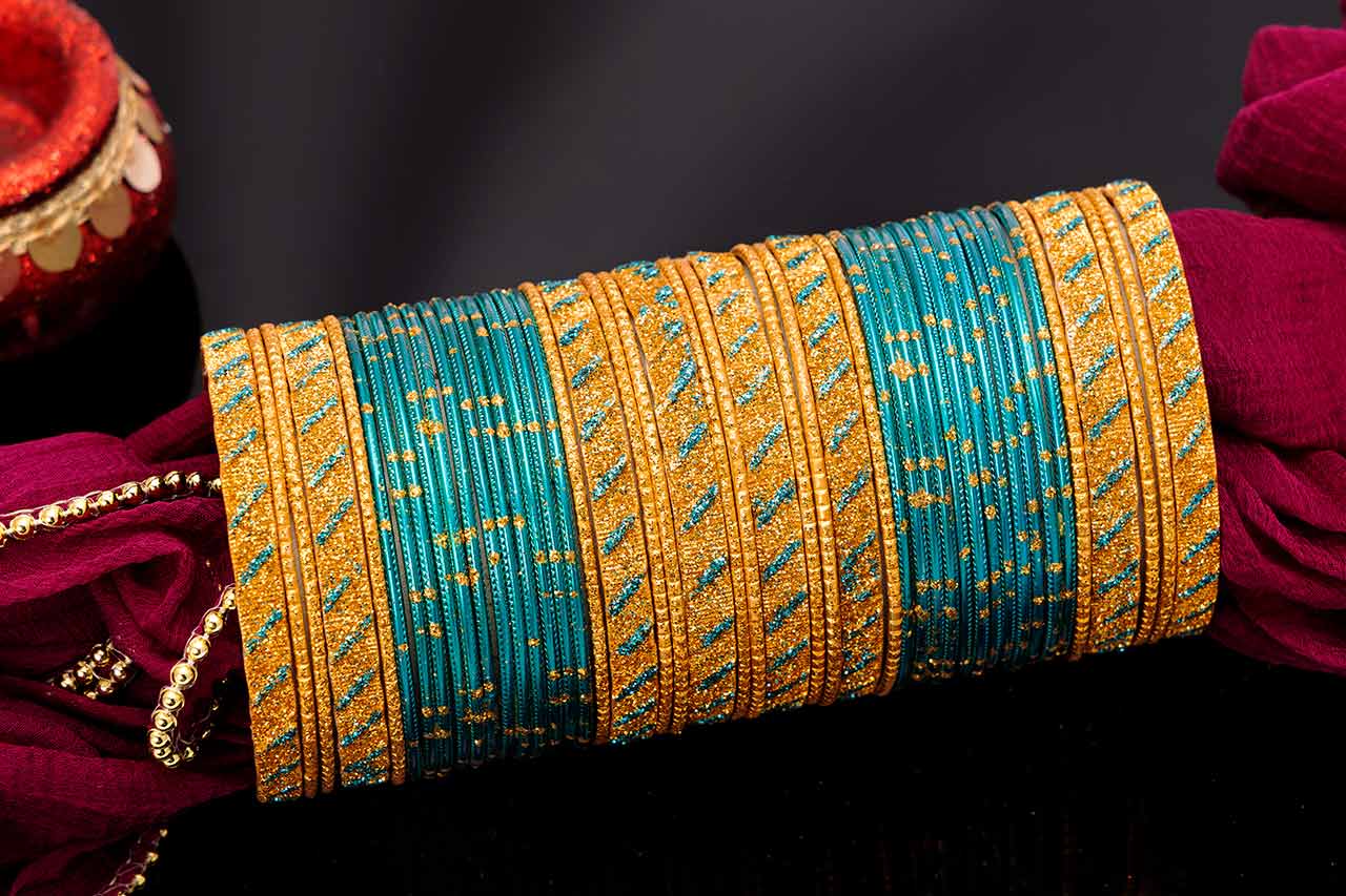 Sea blue kids bangles