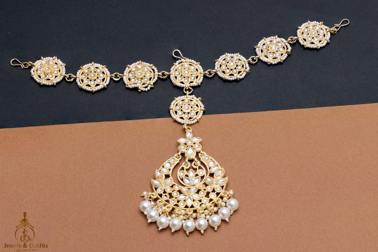Kundan Sheesphool with tikka