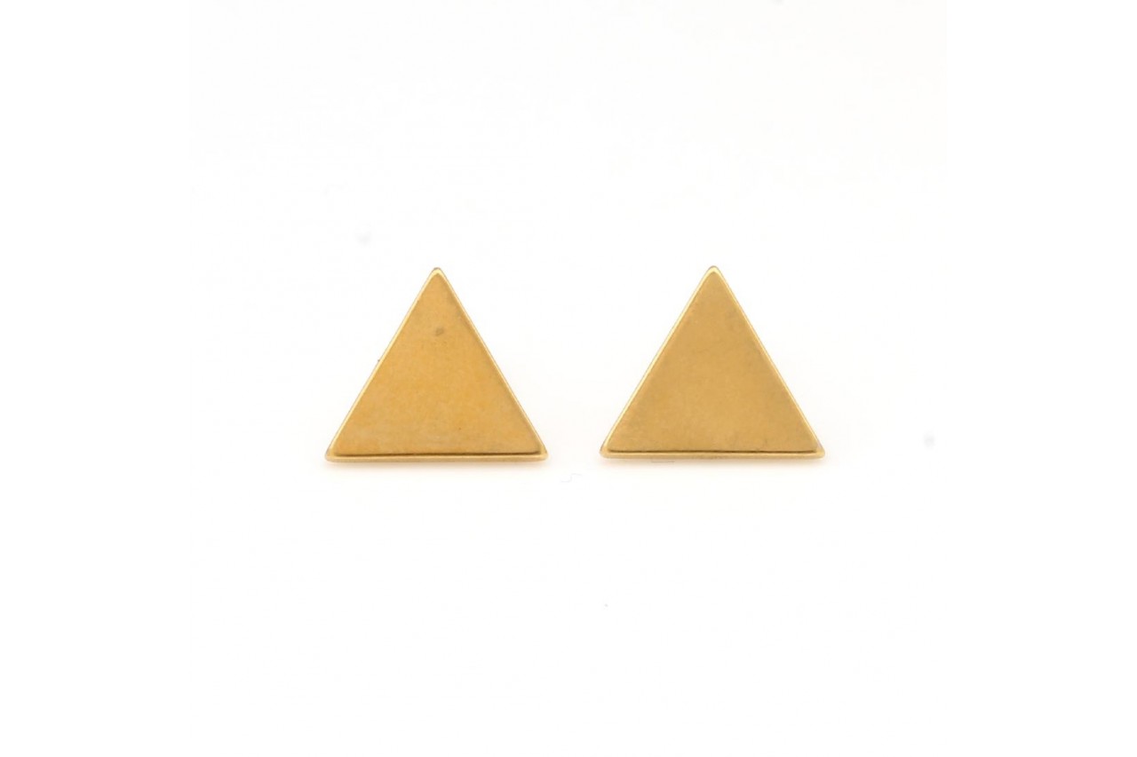 Triangle Designer Studs