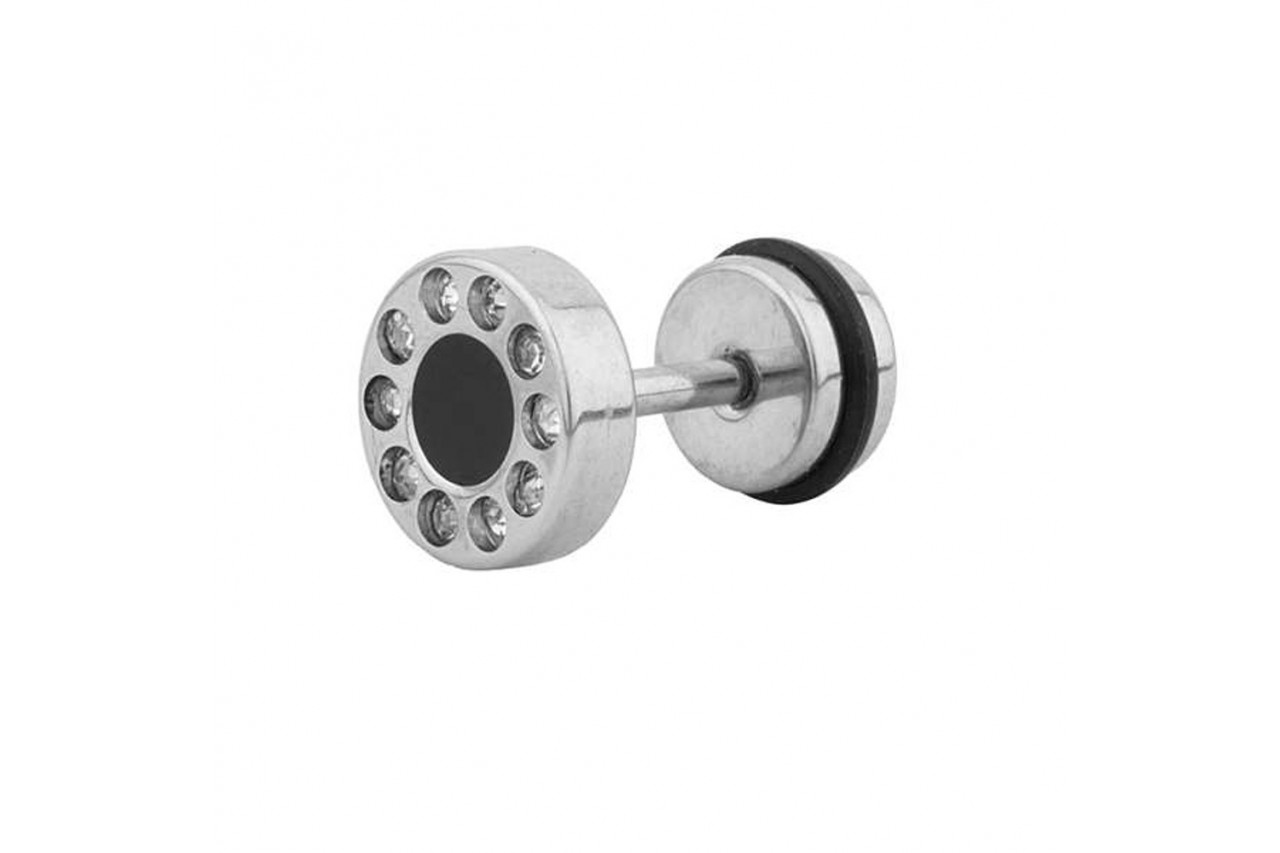 Mini Crystal Dumbell Studs 