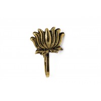 Elegant clip-on lotus Nose Pin