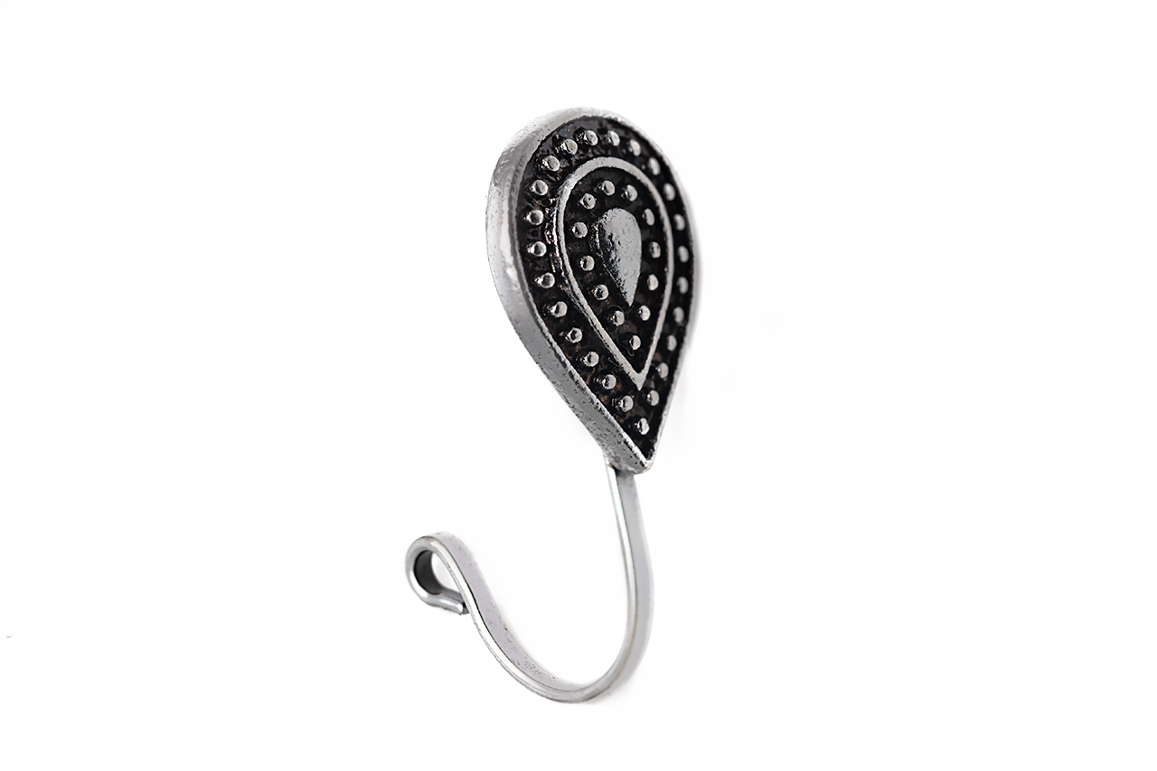 Tear Drop clip-on Nose Pin