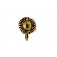 Round Designer Nose Pin