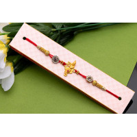 Golden Krishna Rakhi