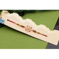 Alluring copper Rakhi