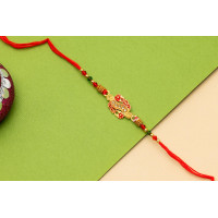 Minakari work Thread Rakhi