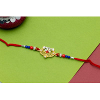 Dual Mayur Pattern Rakhi