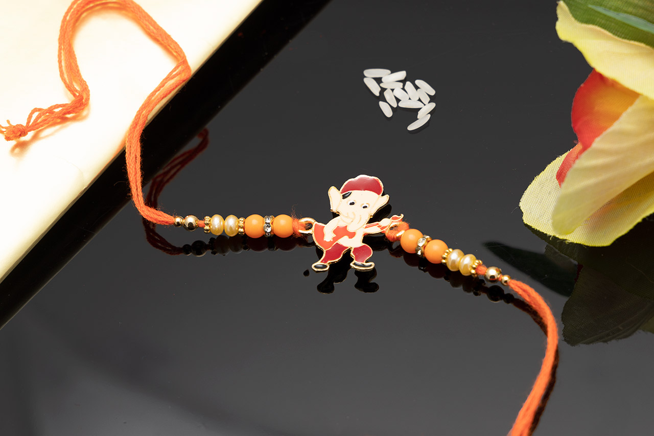 Animated Ganesha Kids Rakhi