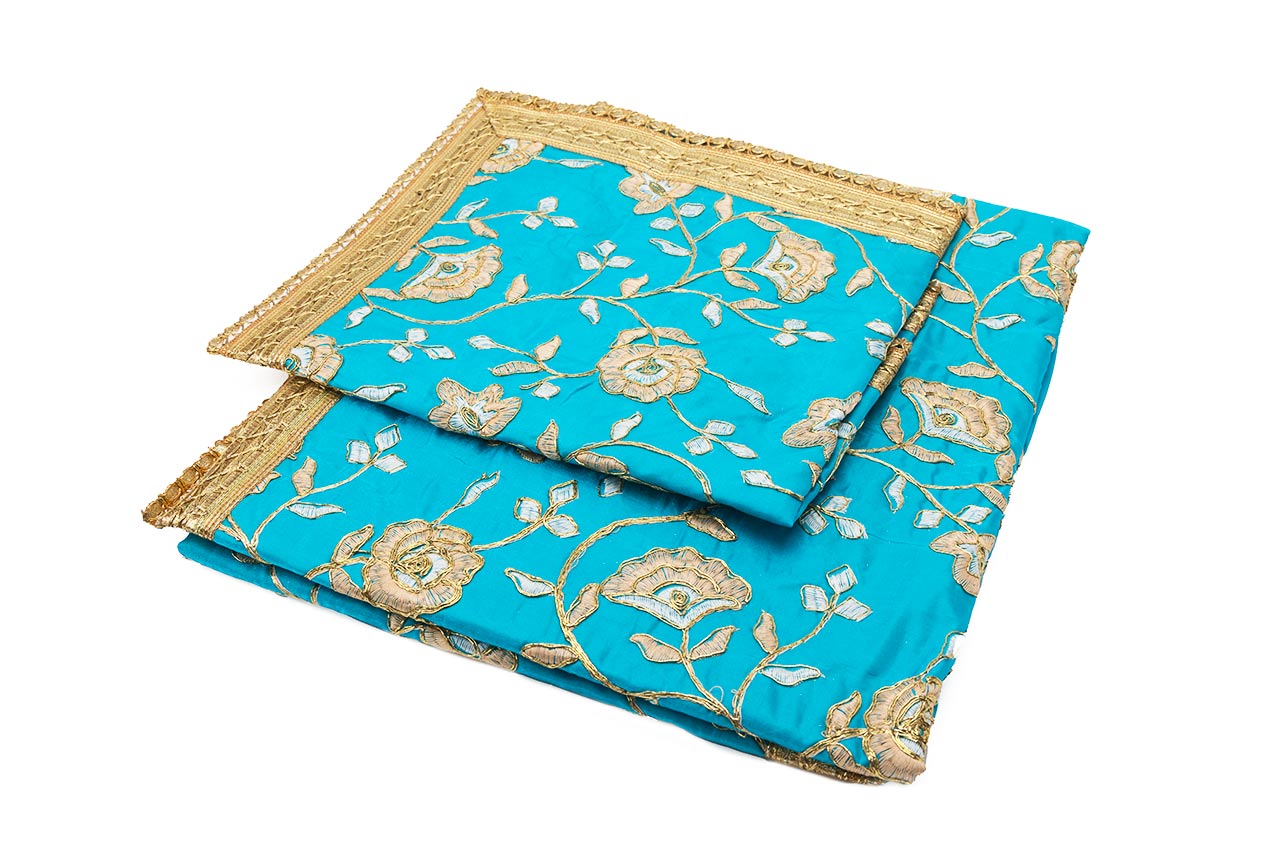 Turquoise Shade Double Rumala Sahib