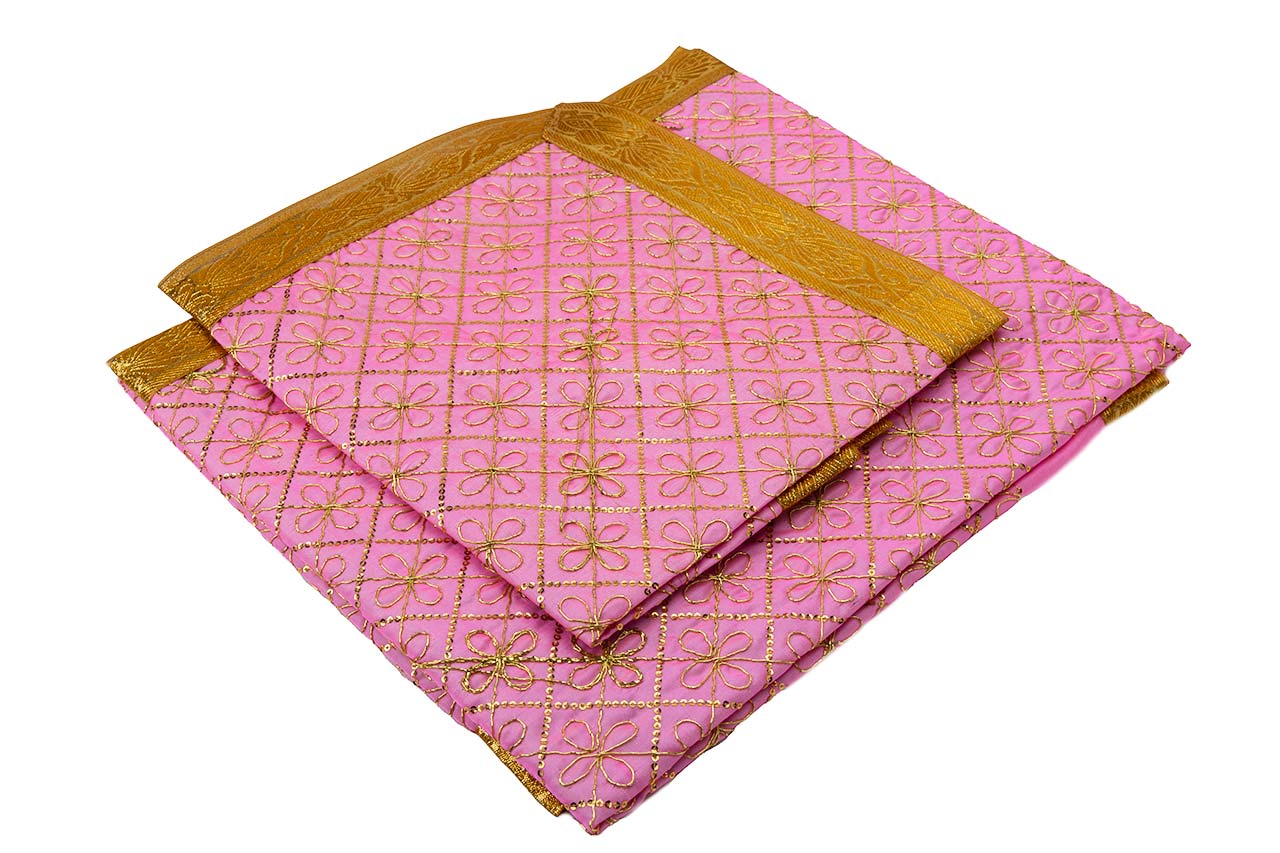 Pink Shade Double Rumala Sahib