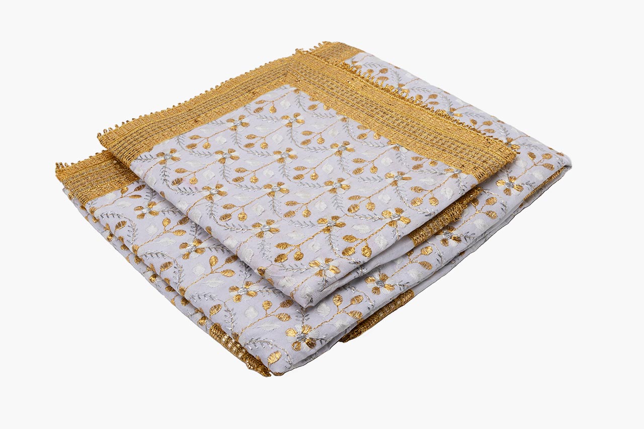 Cotton White Shade Double Rumala Sahib