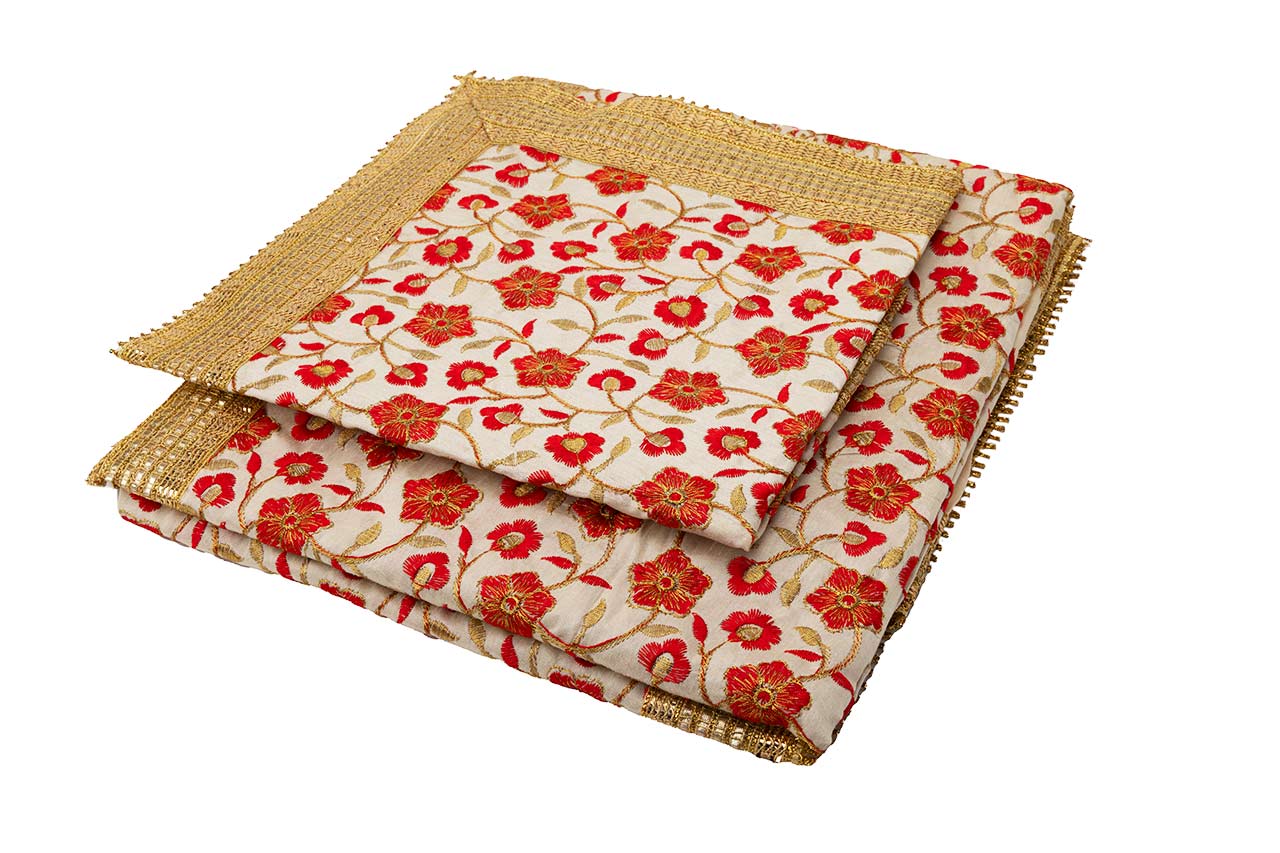 Cotton Floral Double Rumala Sahib