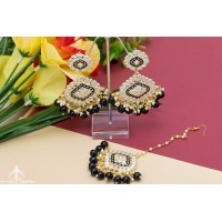 Golden Tikka Earring Set (4 colours)