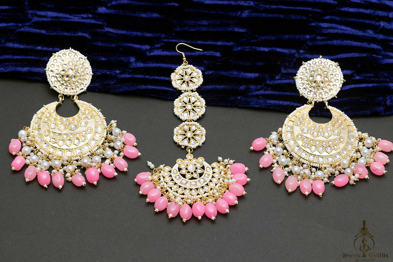 Oversized Tikka earring set (2 colours)