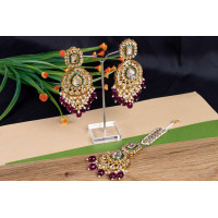 Attractive Tikka Earring Set (3 colours)