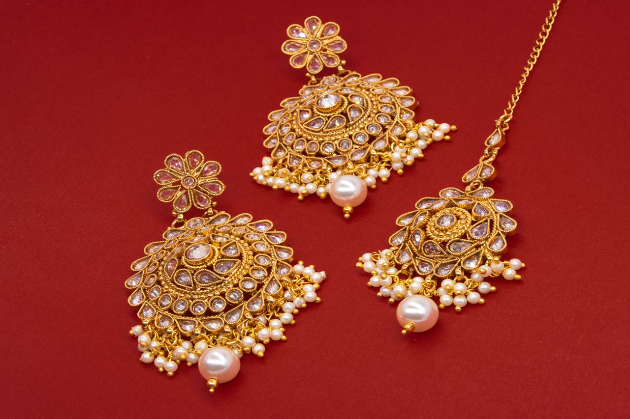 Stunning Tikka with Earring Set