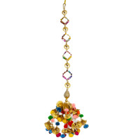 Mirror work  golden tail paranda
