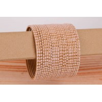 Velvet Metal Bangles size 2x12