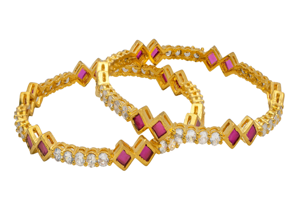 L.S cubic zirconia bangle