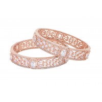  AD and CZ sparkling bangles