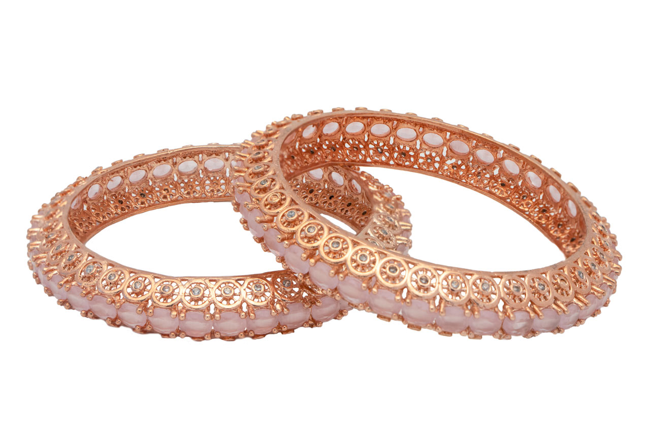 Pink CZ  bangles