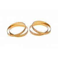 Incredible golden color bangles