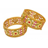 Pink pattern bangles