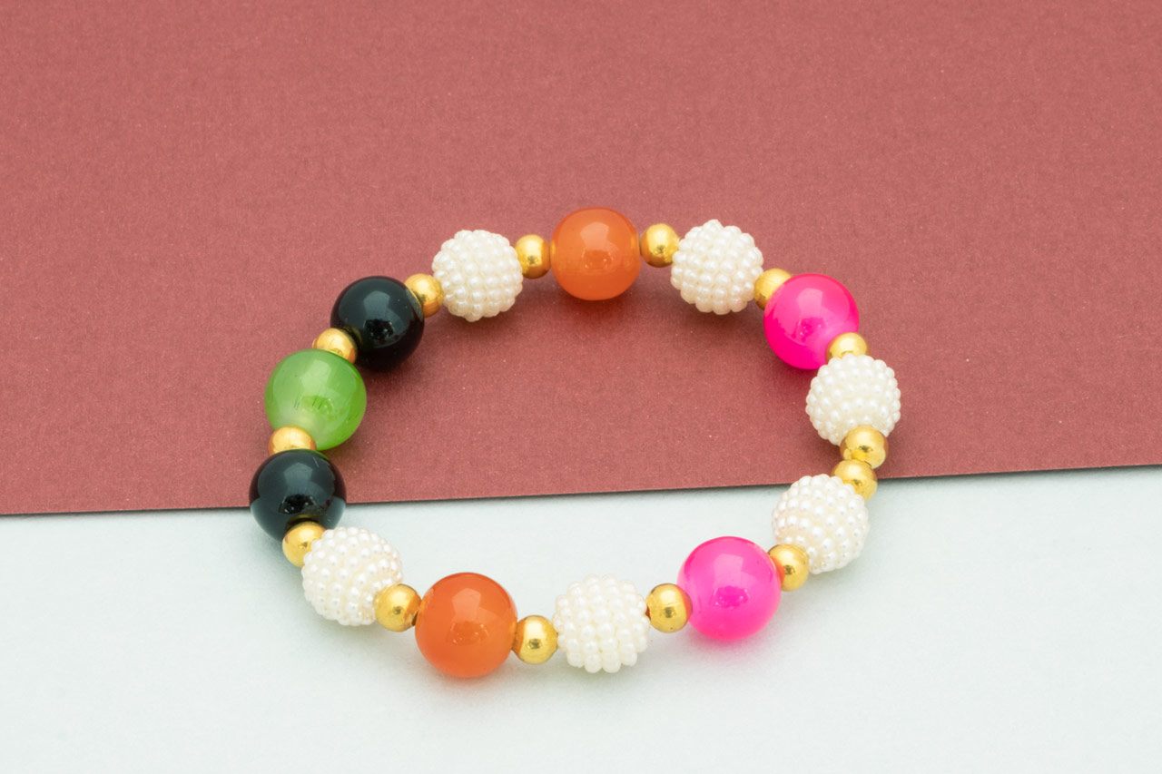 Multicolor Glassbead bracelet