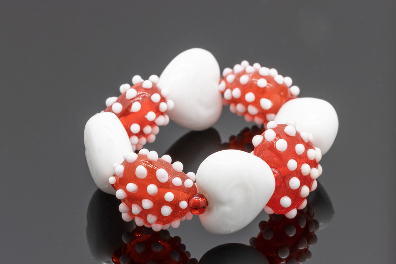 Heart Shape Bead Bracelet