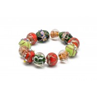 Multicolor bead bracelet