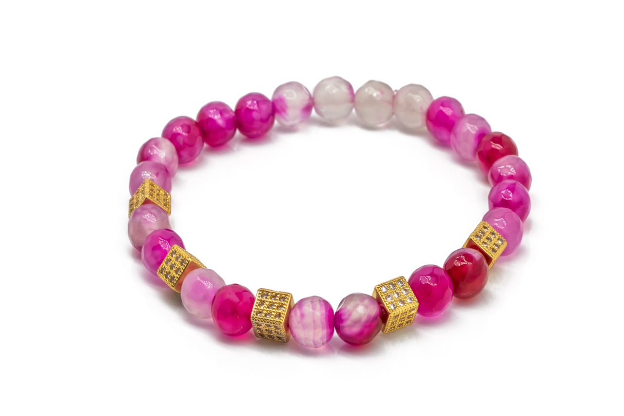 Gemstone Agate bead Bracelet