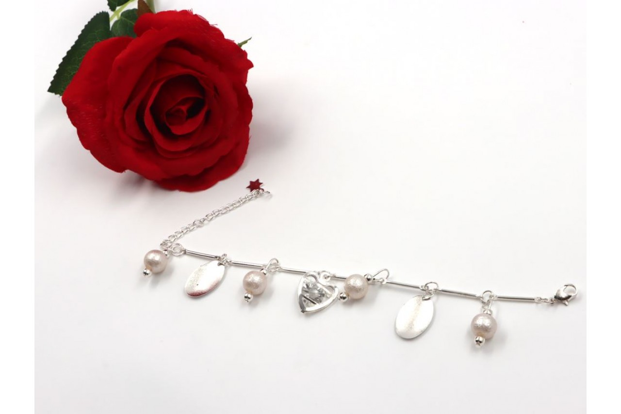 Silver Drop Bracelet