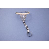  Hand bracelet with finger ring
